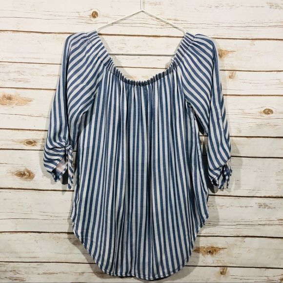 Anthropologie Cloth & Stone Off The Shoulder top - Picture 6 of 8